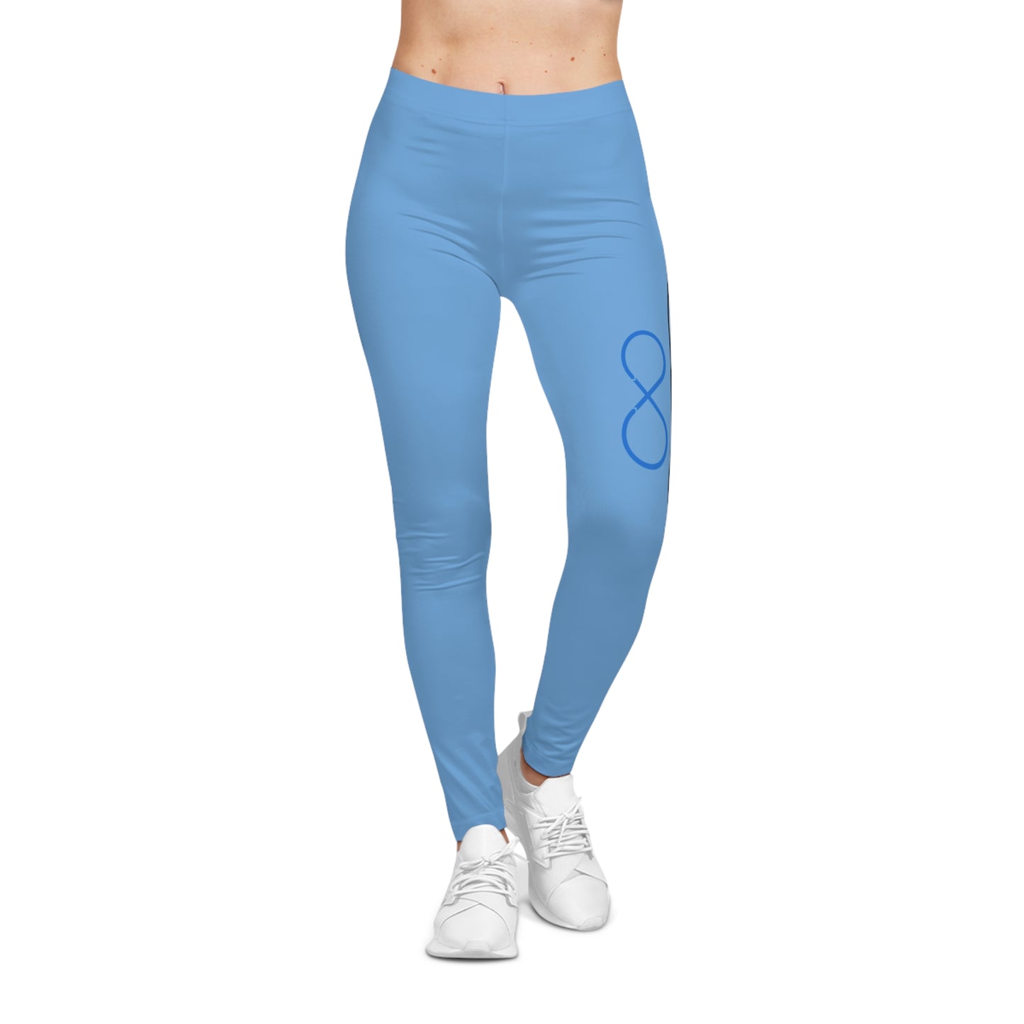 Immortal Infinity Leggings — Women's White Graphic Casual Leggings