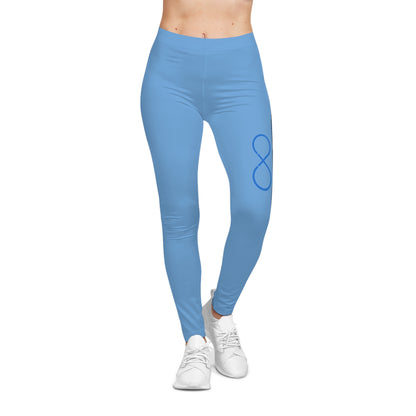 Immortal Infinity Leggings — Women's White Graphic Casual Leggings